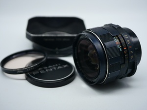PENTAX Super-Multi-Coated TAKUMAR 28mm f3.5 m42マウント フード付き
