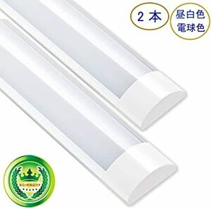 昼白色 120cm 2pcs GRACENE LED蛍光灯 ベースライト LEDランプ LED照明器具 40W形直管LED ラン