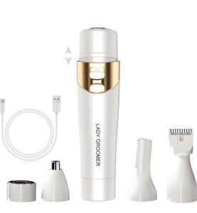 レディースシェーバー 4in1 全身vio顔眉毛鼻毛女性用シェーバー