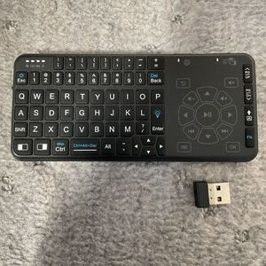 タッチパッド搭載 2.4GHz ミニワイヤレスキーボード