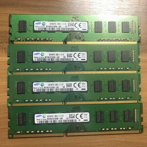 SAMSUNG DDR3 1600Mhzデスクトップ用メモリ8Gx4
