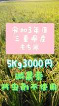 もち米・5Kg 農家直送 減農薬 防虫剤不使用 体にやさしいもち米です。送料無料40203_画像1