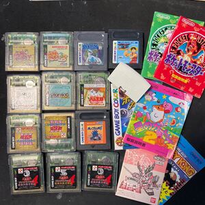 ゲームボーイカラー カセット、取説、ゲームボーイの裏ぶたなど