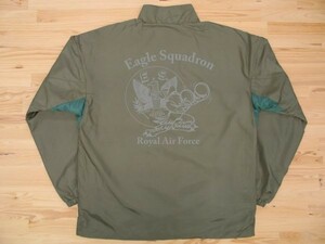 R.A.F. Eagle Squadron オリーブ フィールドコート グレー M ミリタリージャケット イギリス空軍 イーグル飛行中隊 U.S. AIR FORCE