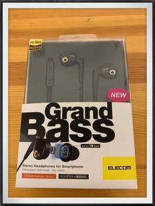 ELECOM ハイレゾ音源対応ヘッドホンマイク Grand Bass EHP-GB1000MBK