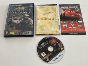 ☆韓国版 22-PS2-28 プレイステーション2 SOCOM3:U.S. NAVY SEALs 動作品 PS2 プレステ2 ☆盤面綺麗