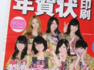 2012年AKB48！年賀状印刷カタログ！ジブリがいっぱい！渡辺麻友！小嶋陽菜！柏木由紀！板野友美！大島優子！トトロ！（管理h24268）