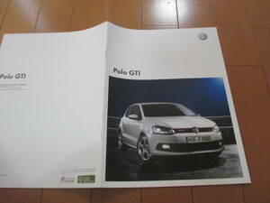 家19892　カタログ　■Volkswagen　■ＰＯＬＯ　ＧＴＩ　ポロ■2010.9　発行20　ページ