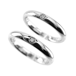 25867 ハリーウィンストン HARRY WINSTON ラウンド マリッジリング ペアリング 結婚指輪 指輪 ダイヤモンド