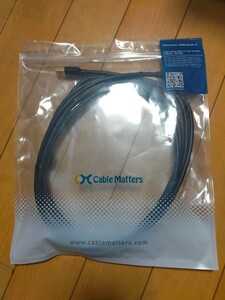 CableMatters 超高速 USB3.0 Type-A ケーブル ブラック オスオス