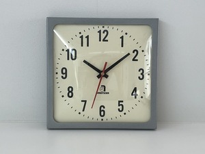 AMERICAN TIME & SIGNAL スクエア ビンテージ スクールクロック ウォールクロック USA 壁掛け時計 [vc-605]