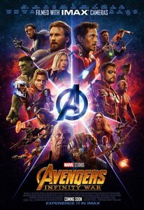 映画 アベンジャーズ インフィニティ・ウォー☆90×60cm☆海外 レア☆シルク調☆ファブリック ポスター☆01