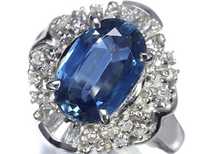 4793ST【1円~】新品【RK宝石】≪Sapphire≫ 豪華絢爛!! 上質天然サファイア 大粒2.0ct!!! 極上ダイヤモンド Pt900 高級リング ダイヤ