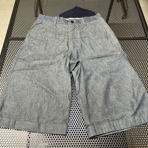 スーパーハッカ 低オンスデニム ハーフパンツ Mサイズ superhakkaショートパンツ ショーツ DENIM