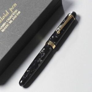 GJ3192：日本製*Celluloid pen*手造り*セルロイド万年筆*ペン先/イリジウム/シュミット社製*ニブサイズM*筆記具