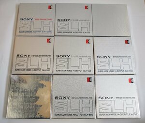 [W1318] ソニー SHLシリーズオープンリールテープ9点セット / SONY SLH-550 使用済 中古 現状品