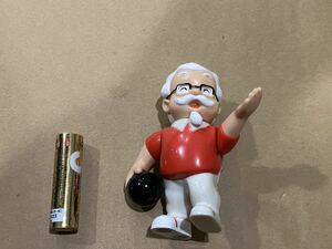 * retro KFC ticket Tackey car flannel Sanders figure doll bo- ring 