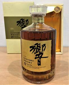 【未開栓】響 HIBIKI 17年　ゴールドラベル　43％　750ml　SUNTORY サントリー　whisky ウイスキー　洋酒　国産　箱付き
