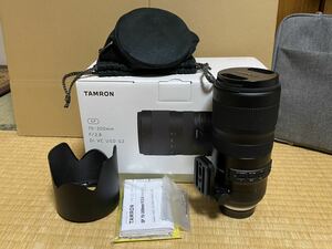 タムロン/TAMRON　SP 70-200mm F/2.8 Di VC USD G2（A025）ニコン用 一眼カメラ交換レンズ　