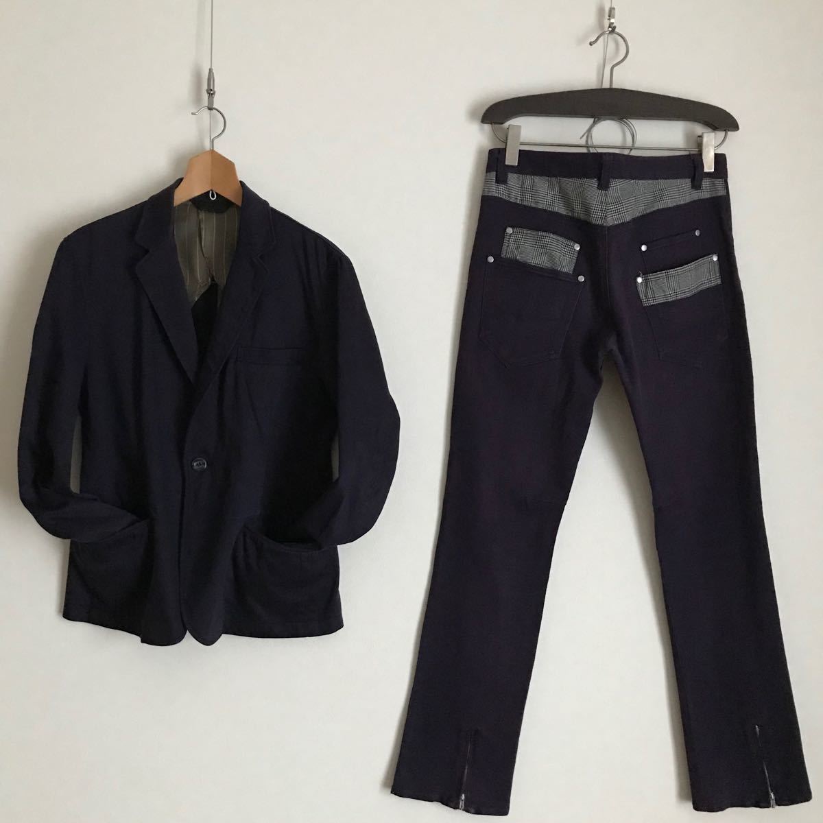 超希少 wrangler 70s ヒッピー インディゴ ジャケット セットアップ-