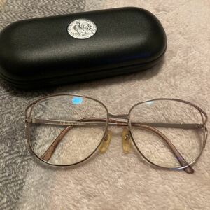 【中古メガネ 送料込】老眼鏡 GRIMA London チタン製 5416-135/鼻や耳のパット部分劣化あり◆319