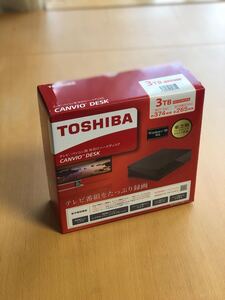 東芝 3TB 外付けHDD CANVIO DESK 【未使用美品】