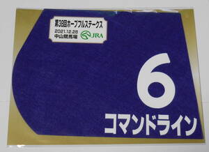 コマンドライン 2021年ホープフルステークス ミニゼッケン 未開封新品 ルメール騎手 国枝栄 サンデーレーシング