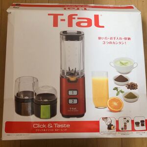 T-fal ティファールミキサー ルビーレッド ティファール クリック&テイスト