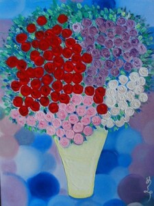 Art hand Auction ≪国美協≫, 佐藤めみ, 『誕生日』, 油彩画, F6号:40, 9×31, 8cm, 油絵一点物, 新品高級油彩額付, 直筆サイン･真作保証付, 絵画, 油彩, 自然, 風景画