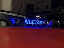 valkyrie style ニッサン　マーチ　マイクラ　micra C+C FHZK12 MICRA 専用ウィンドディフレクター　LED 青_画像6