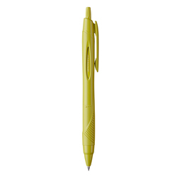【即決・限定カラー】◆ジェットストリーム ◆ 油性ボールペン（黒インク） 0.5mm 三菱鉛筆 // ピスタチオイエロー　PY