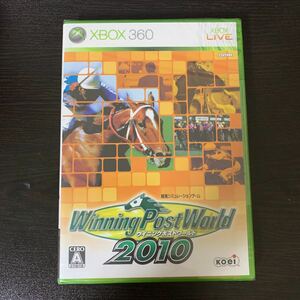 【新品、未開封品】XBOX360 Winning Post World 2010 (ウイニングポストワールド2010)