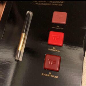トムフォード Tom Ford リップ 04 Indian rose 09 true coral 16 scarlet rouge