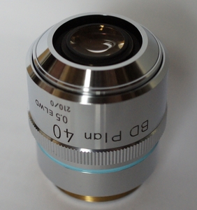Microscope Japan　品質保証　返品可　ニコン　金属顕微鏡用　対物レンズ 　Nikon BD Plan 40 ELWD　中古