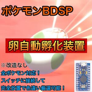 【完全自動】ポケモン BDSP ダイパリメイク タマゴ自動孵化装置