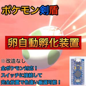 【完全自動】ポケモン剣盾 卵自動孵化装置