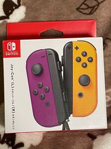 Nintendo Switch スイッチコントローラー ニンテンドースイッチ ネオンオレンジ ネオンパープル