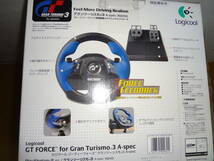 ロジクール GT FORCE for Gran Turismo 3 A-spec　PS2 未使用_画像3