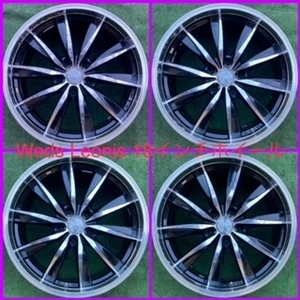 220122-02 アルミホイール　 Wed's LEONIS 18inch Wheel NOAH/VOXY/SERENA/STEP WGN など