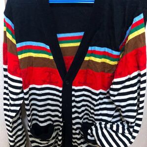 ボーダーカーディガン