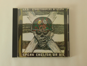 【日本盤】S.O.D 「SPEAK ENGLISH OR DIE」/anthrax brutal truth nuclear assault cross over THRASH ACCUSED DESTRUCTION METALLICA