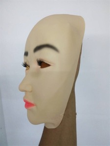 新品 女装 フェイスマスク 誕生日 甘い フルフェイス レディース パーティー 人形 AT10351 シリコーン セCS86