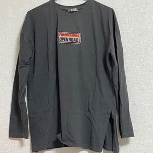 ロンT ハンドメイド ワッペン ワンポイント