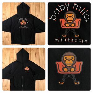 Chair milo フルジップ パーカー Sサイズ Black a bathing ape BAPE full zip hoodie エイプ ベイプ アベイシングエイプ マイロ nn2