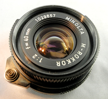 LEITZ minolta ライツミノルタCL 露出計不良　1034722　MーROKKOR 40mm f2　日本製 中古_画像9