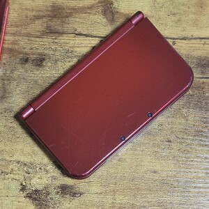 New3DSLL メタリック レッド本体のみ