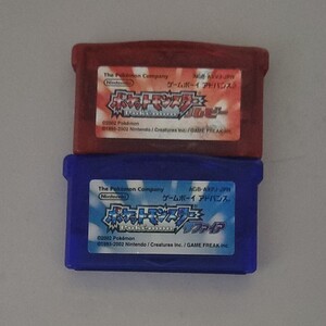 ポケットモンスター ルビー サファイア ソフトのみ 電池切れあり。
