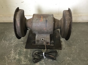 ** Gifu departure desk grinder / both head grinder / power tool / grinder / electrification verification / details unknown / lack of equipped ./ rust etc. have / code repair mark equipped / secondhand goods *5/11**