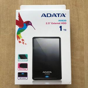 【新品/未開封】 A-DATA ポータブルHDD HV620 1TB AHV620-1TU31-CBK