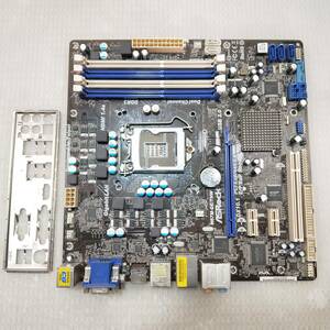 【中古パーツ】BIOS確認のみ、ASROCK H67M-GE/THW マザーボード　LGA1155 ■MB1044